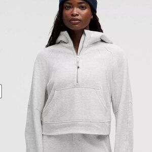 Lululemon Scuba Quarter Zip Heather Grey Size M/L